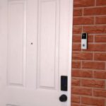 full hd video doorbell in wall