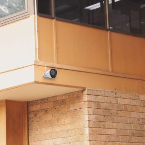 outdoor smart camera in wall