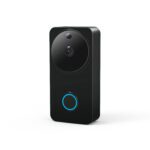 smart video doorbell black 2