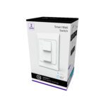 connect 2 gang smart wall switch in box